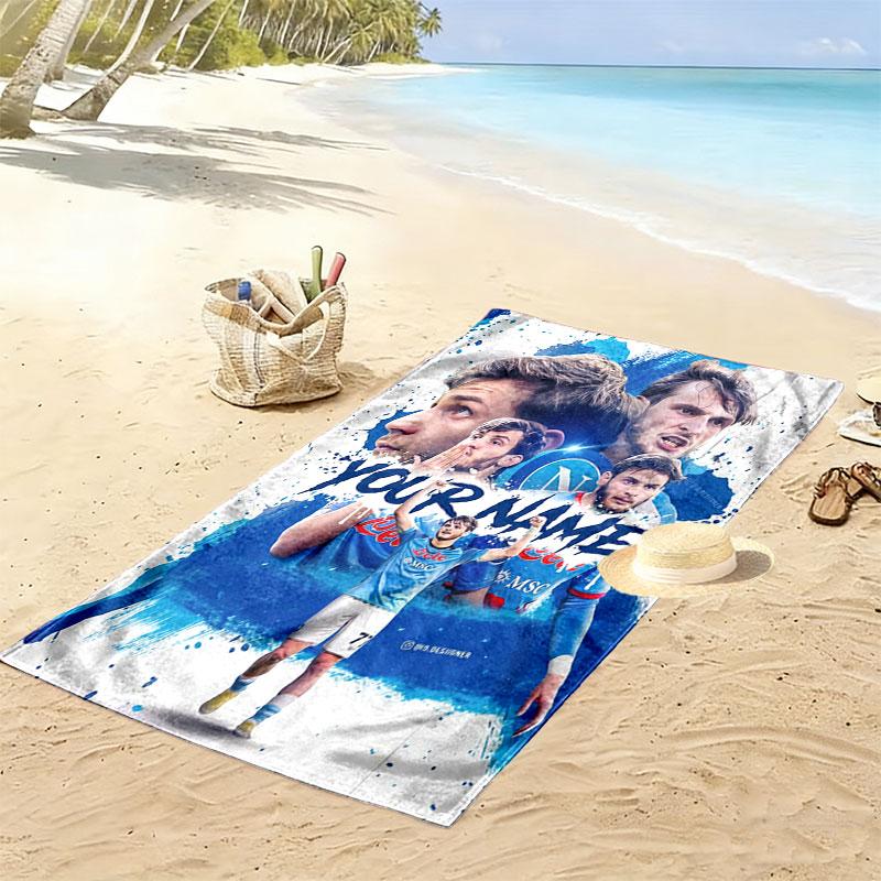 Custom Ssc Print Beach Towel, Large Soft Quick Dry Towel for Beach Camping Swimming