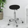 Vidaxl Swivel Office Chair, Black, Upholstered with Faux Leather