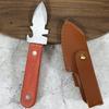 Austernmesser Scharfkantiger Schäler Schale Meeresfrüchte Öffner Werkzeug Edelstahl Muschelöffner für Austern Muscheln Krötenfisch Krabbenschalen