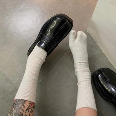 Combed Soft Two-Toed Socks High Quality Women's Tabi Socks New Split Toe Socks