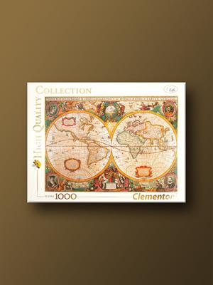 Henricus Hondius's Ancient Map 1000-Piece Clementoni Jigsaw Puzzle