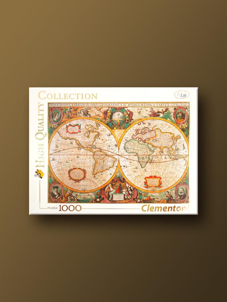 Henricus Hondius s Ancient Map 1000-Piece Clementoni Jigsaw Puzzle