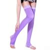 1Pair Sheer Leggings for Women, Compression Thigh High Stockings with Elastic Toe Footie Socks, Universal Fit