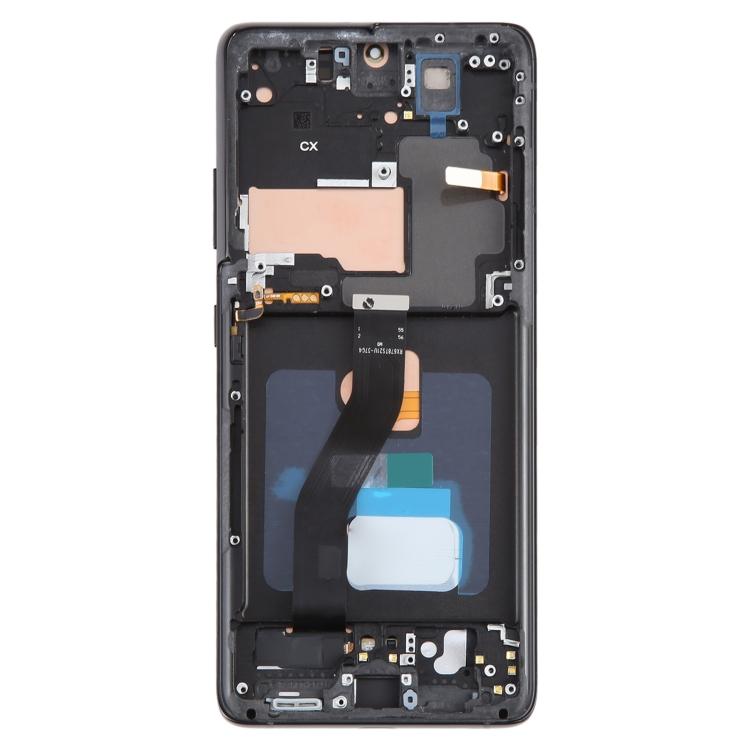 OLED LCD-ekraan Samsung Galaxy S21 Ultra 5G SM-G998B jaoks, digitiseerija täiskomplekt koos raamiga, ekraani suurus: 6,78 tolli