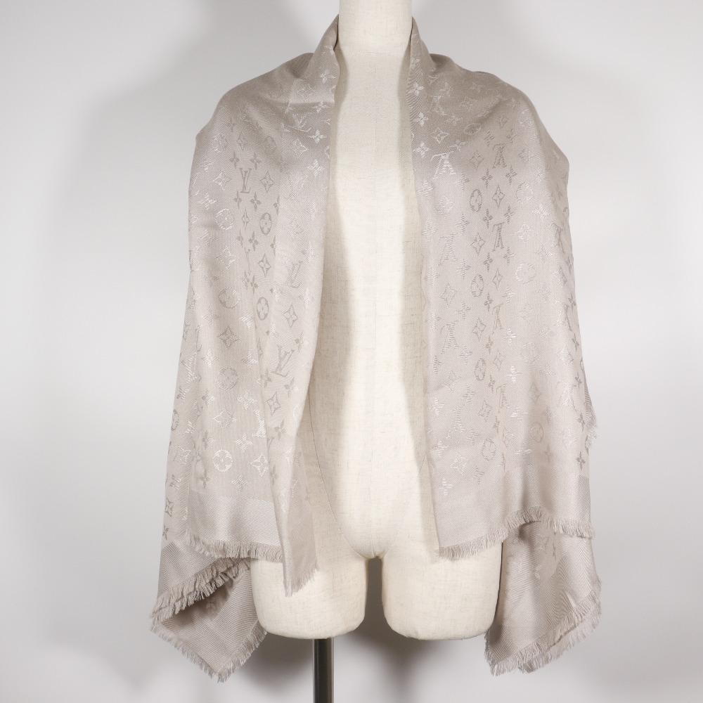 Louis Vuitton Shoal Monogram Stall M71336 Gurege Silk Women Used