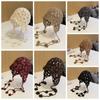 Korean Style Hollow Pullover Hat Breathable Brimless Tassel Cap Crochet Knitted Hats  Autumn