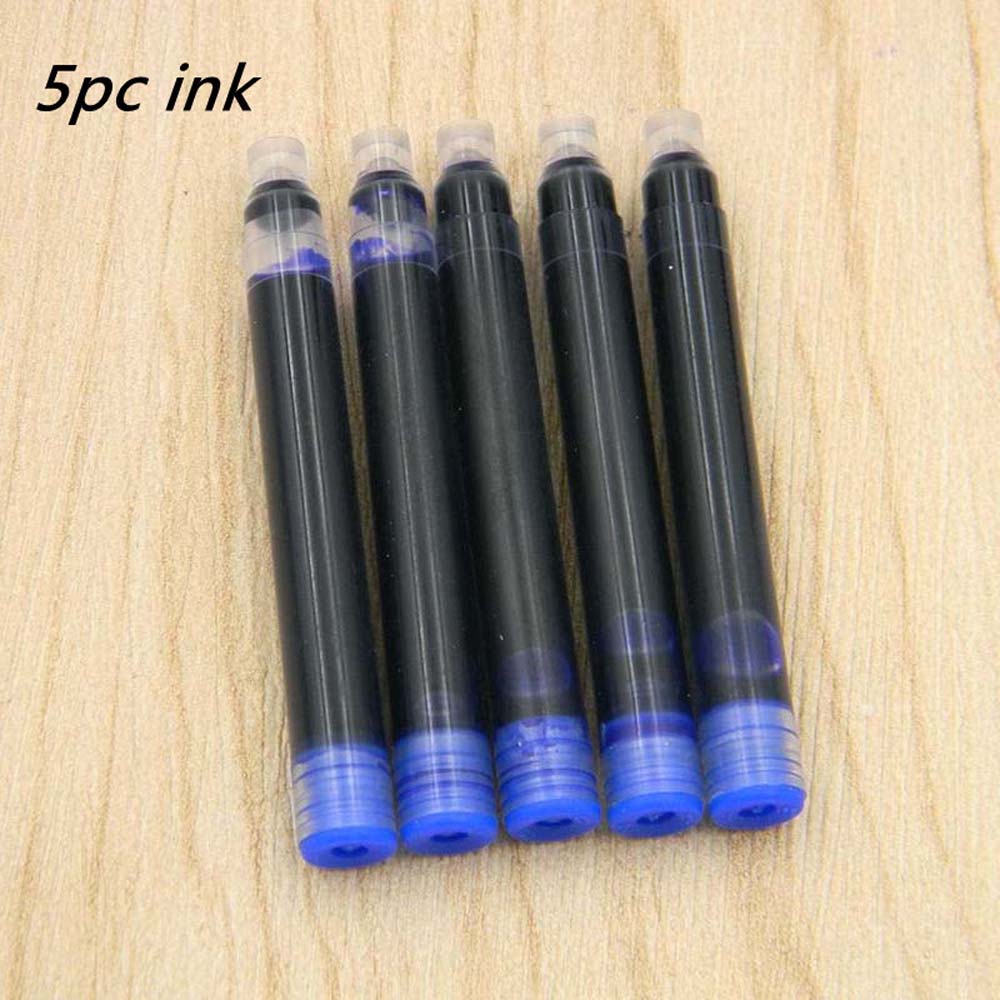 High Quality Metal 388 Fountain Pen Business Black Golden Student  Stationery Office School Supplies Gift Ink Pens