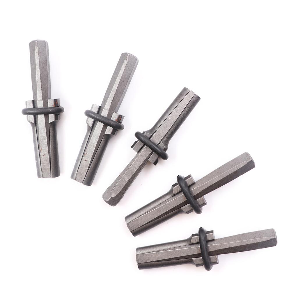 5Pcs Wedge and Feather Shims Heavy Duty Stone Splitting Tool for Concrete Rock Stone Splitter Marble Granite Hand Tools