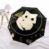 1pc Christmas Cat Decorative Placemat Umbrella with Plastic Handle,Suitable for All Seasons Home Travel Outdoor UmbrellaDD221