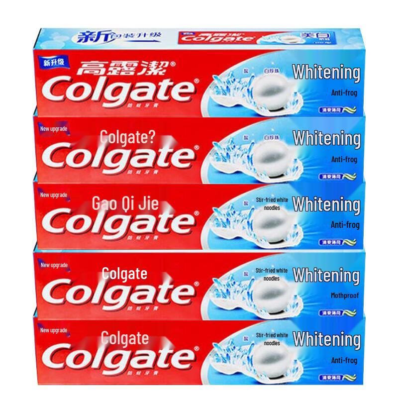 Colgate Anti-Cavity Whitening Gum Care Toothpaste 5-Pack