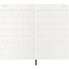 Moleskine 2026 Weekly Planner 12-Month Precious & Ethical Large Black Vegan Leather VEGEA Python Pattern DSPRETB12WN3BY26