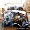 3D M-Magic The Gathering Bedding Set Quilt Cover Bed Cover with Pillowcase Twin Single Queen King Size Boys Adult Home Textile