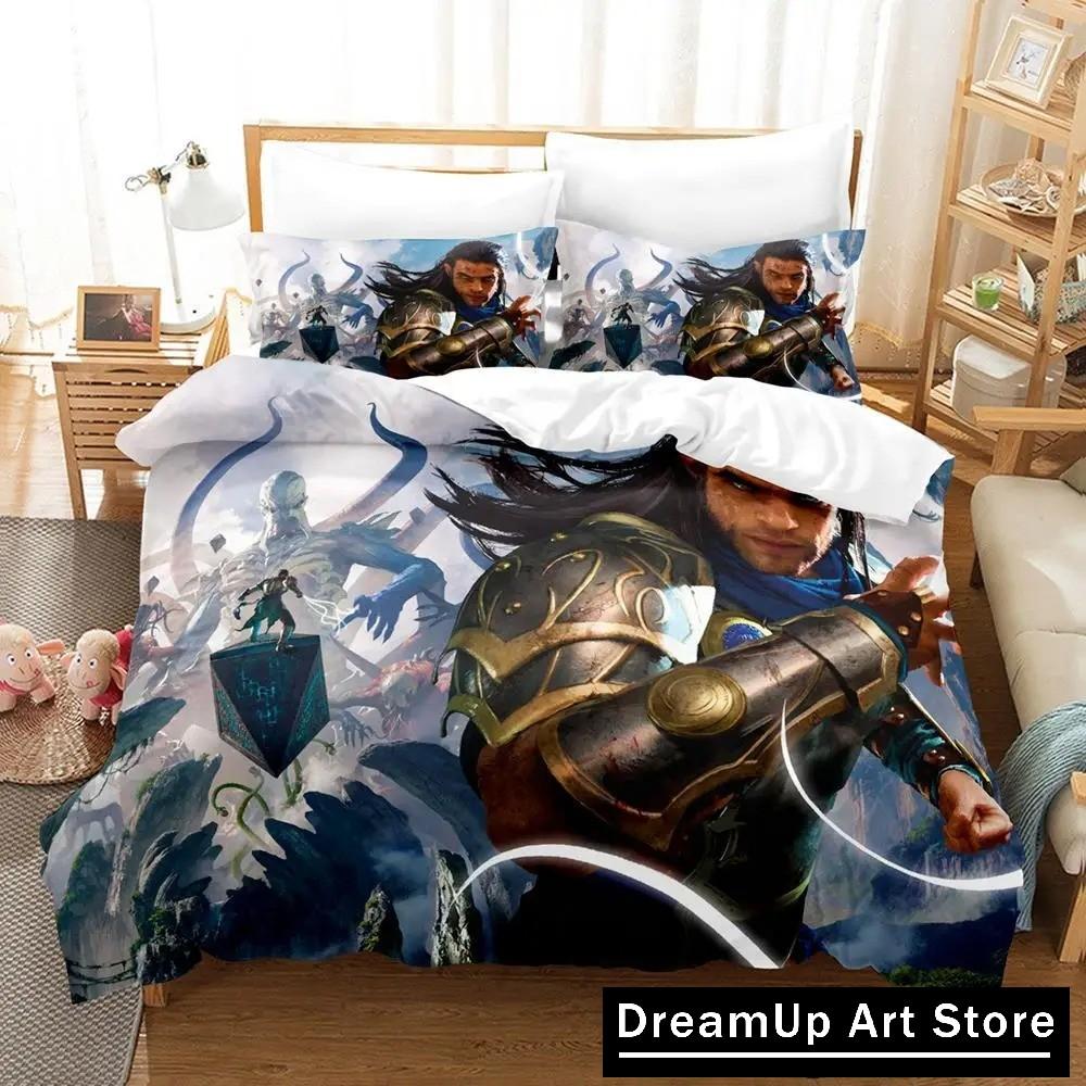 3D M-Magic The Gathering Bedding Set Quilt Cover Bed Cover with Pillowcase Twin Single Queen King Size Boys Adult Home Textile