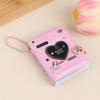 Mini Cute Heart Photocard Album 32 Pockets Portable Clear Kpop Card Holder for Idol Collectibles Travel Souvenir Gift