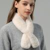 Otter Rabbit Fur Woven Small Scarf Practical and Versatile Autumn and Winter Korean Version Cute Warm Neck Scarf Real Fur Fur Scarf for Women