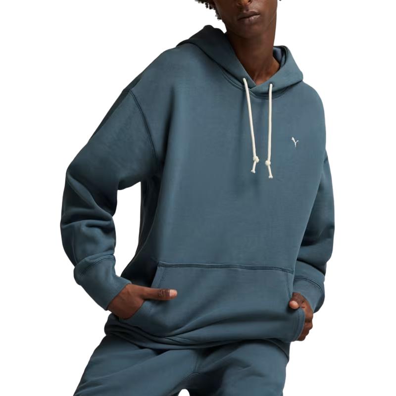 Puma Mmq Hoodie Comfortable Pullover Long Sleeve Sweatshirt Men Hoodies Gray Sky 624011-25