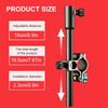 Fishing Chair Umbralla Holder Baits Tray Fishing Rod Stand Outdoors Fishing Metal Clamps Stand Adjustable Mount Bracket