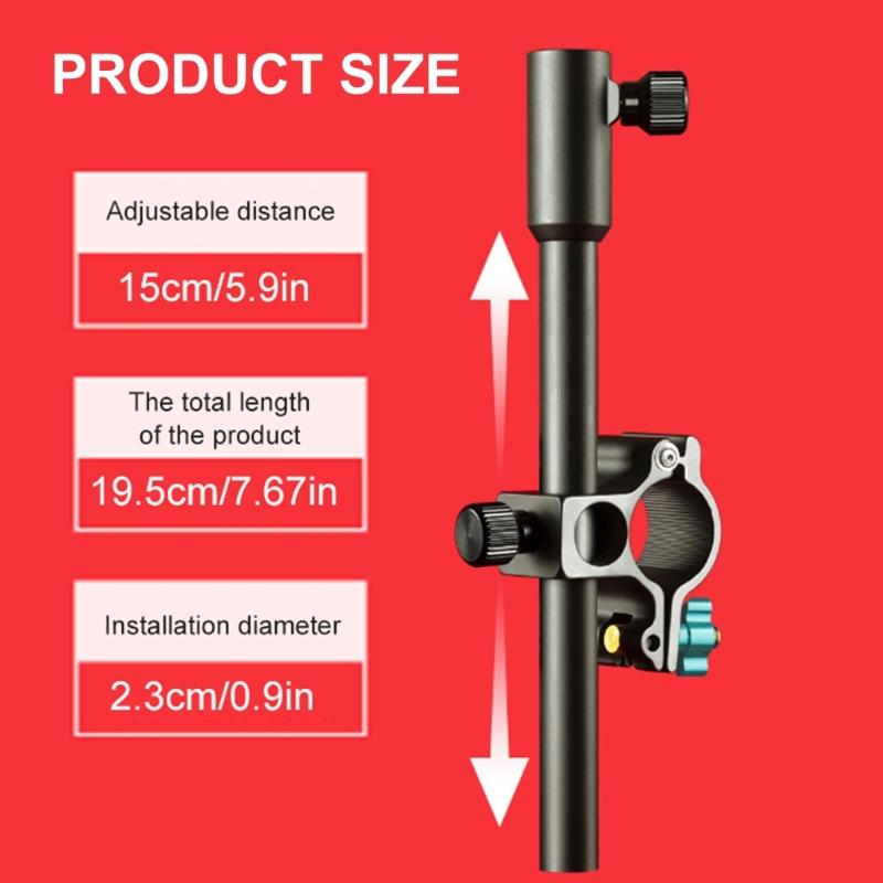 Fishing Chair Umbralla Holder Baits Tray Fishing Rod Stand Outdoors Fishing Metal Clamps Stand Adjustable Mount Bracket