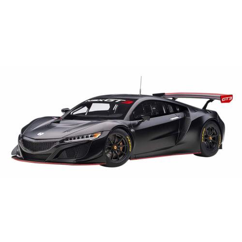AUTOart 1/18 Scale Honda NSX GT3 2018 Matte Black Finished Product 81899