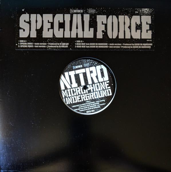 

12inch Record NITRO MICROPHONE UNDERGROUND - Special Force NXCS001 Nitrich 2007 Japan Rap & Hip-Hop/R&B Used