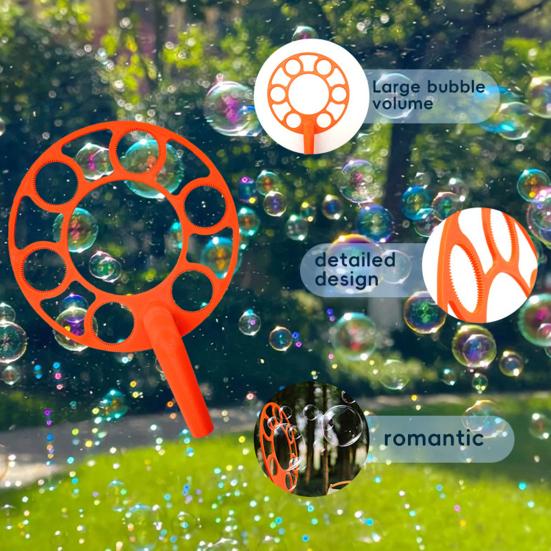 Bubble Machine Blowing Bubble Tool Bubble Wand Reusable Soap Bubble Blower Toy Outdoor Fun Toys for Kids