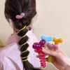 Modische Zopf-Gummibänder Herz-Haarseil Telefonkabel-Haargummis Scrunchies Haarbänder Mädchen-Accessoires