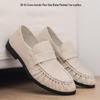 2025 Summer Men's Retro Slip-On Moccasins: Casual Outdoor Soft-Soled British Loafers