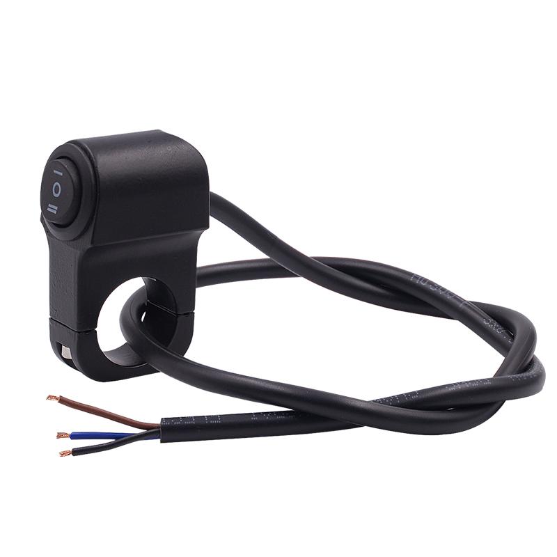 

Waterproof Motorcycles Handlebar Switch 22mm ON/Off Button Switch 7/8 22mm Thread Handlebar Button Switch 22mm 7/8inch Handlebar Button Switch Easy 3.5*2.3*5.6cm чёрный