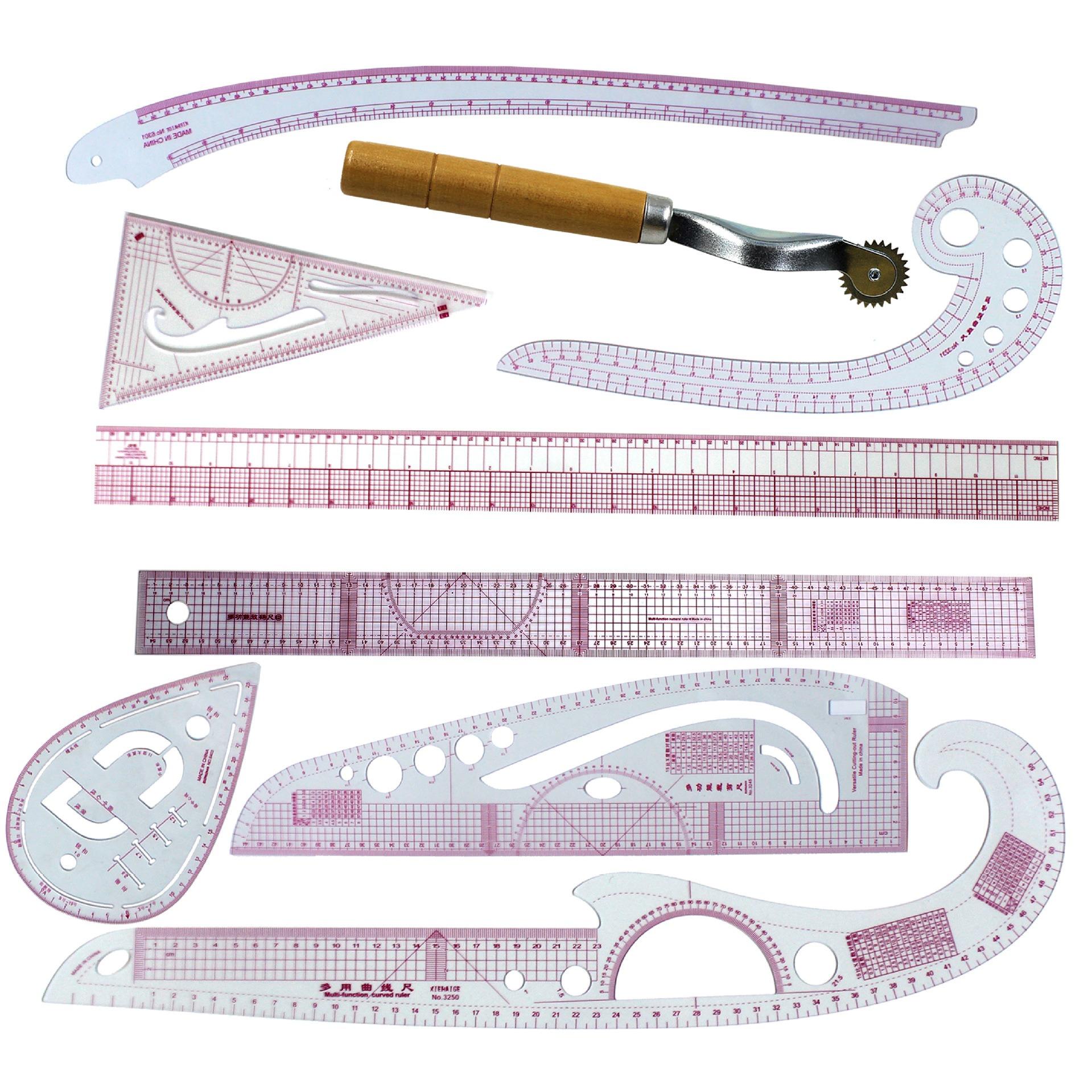 

Набор многофункциональных линеек своими руками: линейка для рукавов, линейка в метражах, кривая линейка, линейка для квилтинга, линейка для шитья