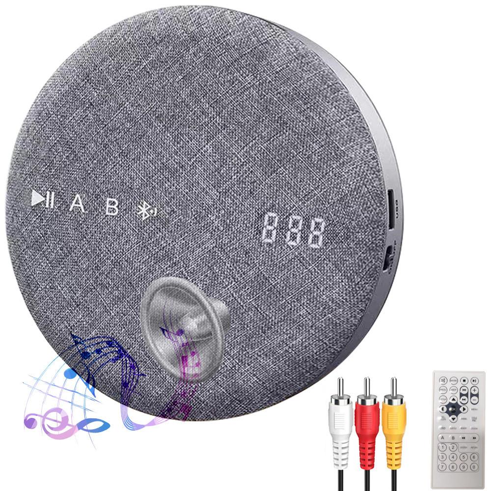 Portable Bluetooth Music Player Small Multi-Functional DVD/CD Player Rechargeable Audio Player