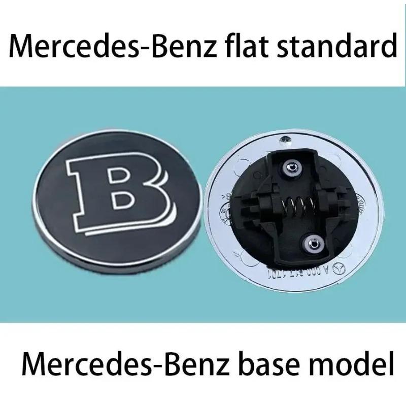 

Mercedes Benz Flat Hood Bonnet Logo Emblem Badge automobile Accessorie G350 G500 G55 G63 G65 Star
