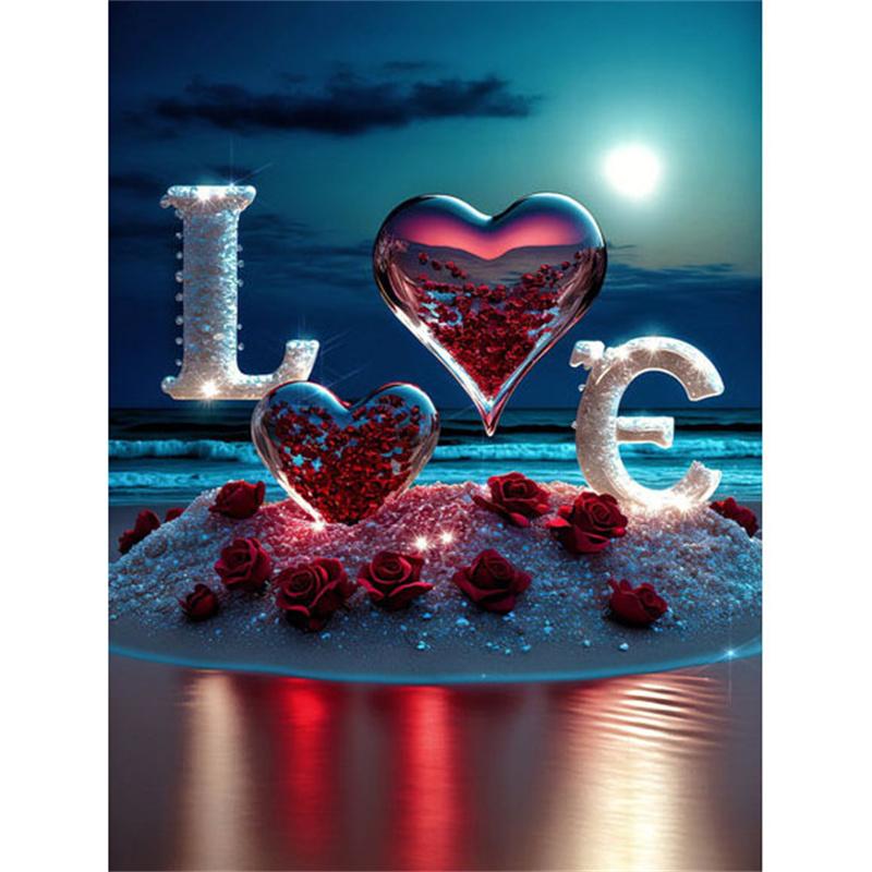 5D DIY Diamond Painting Flower Scenery Diamond Embroidery Painting Full Round Diamond Mosaic DIY Rhinestone Home Decor Gifts