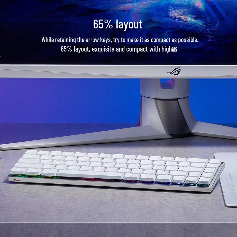 ROG Magician RX LP 68-Key Tri-Mode RGB Mechanical Gaming Keyboard