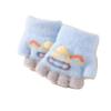 Ye Peng Baby Half-Finger Gloves: Cute Excavator Design for 0-2 Years, Perfect for Autumn and Winter Crawling.
