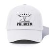 Pc SOMEBODYS PROBLEM Print  Baseball Cap for Adults  Minimalist Retro Style Casual Soft Adjustable Dad Hat Perfect As Gift