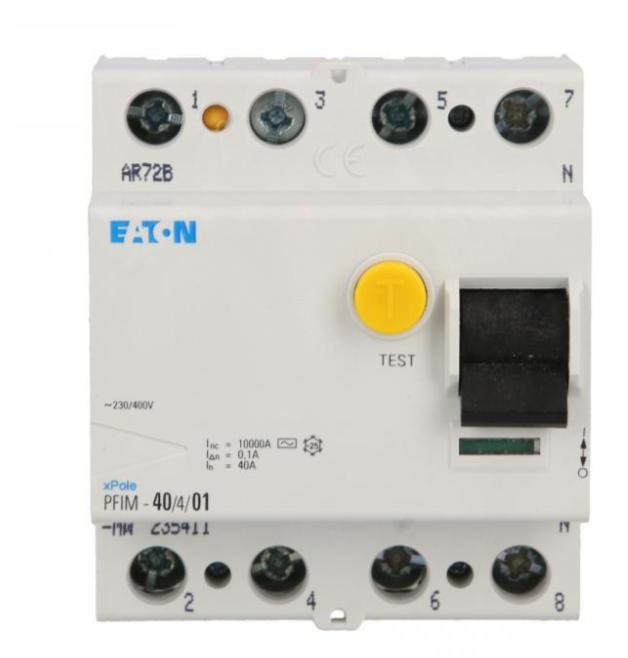 Wyłącznik Różnicowoprądowy 4P 40A 0,1A Typ Ac Pfim-40/4/01-Mw 235411