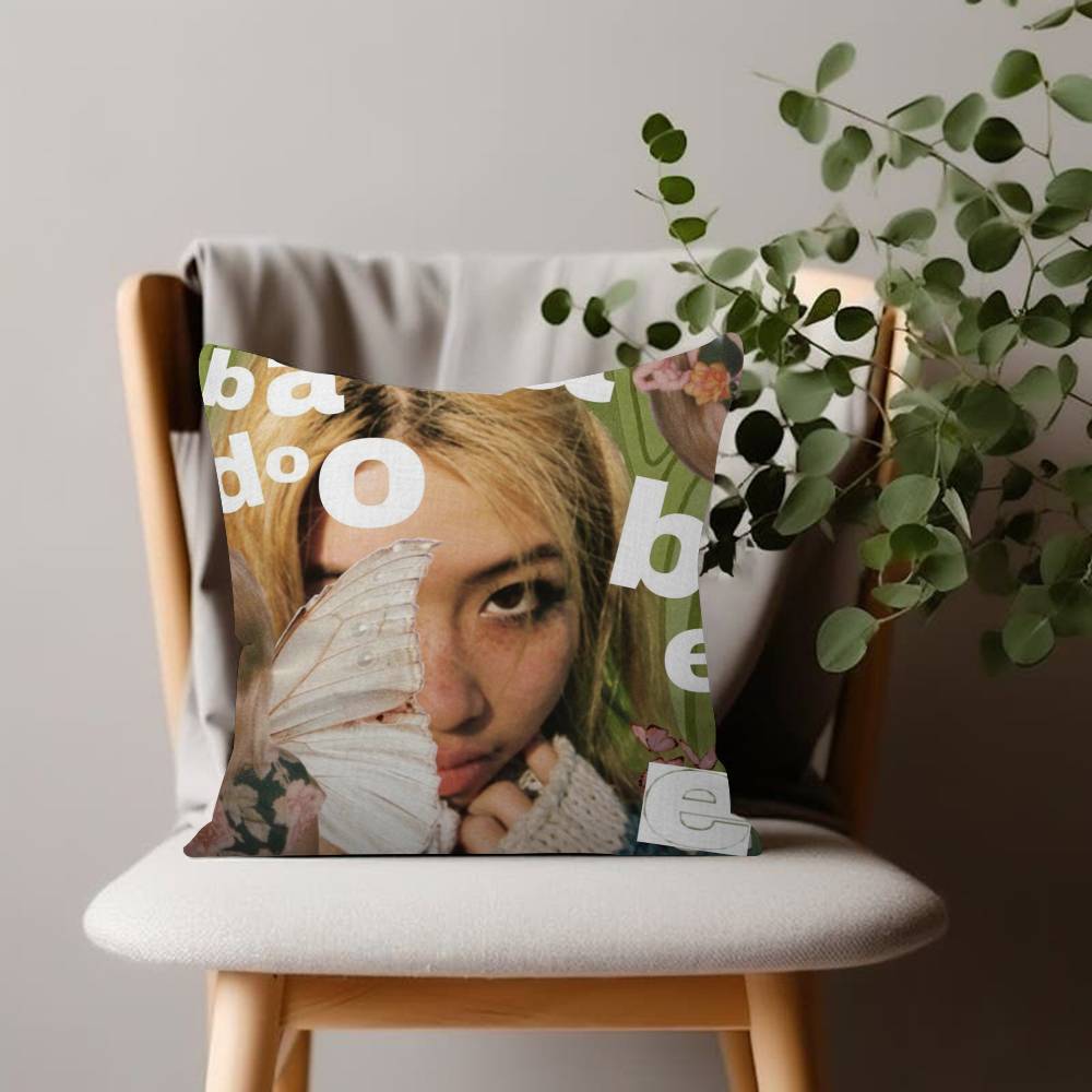 Rock Singer pretty B-Beabadoobee Cushion Cover 45x45 Polyester Sofa Cushions Decorative Throw Pillows Pillowcover