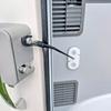 Adjustable Door Retainer Strap With Locking Suction Cup Stop Motorhome Caravan Campervan Doors Flying Shut In The Wind