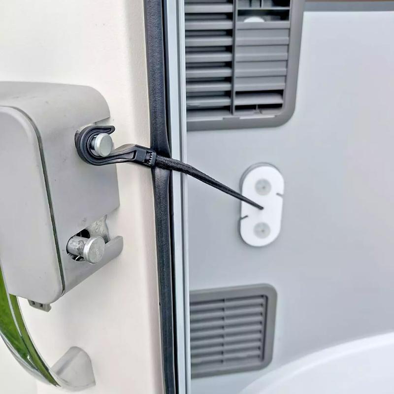 Adjustable Door Retainer Strap With Locking Suction Cup Stop Motorhome Caravan Campervan Doors Flying Shut In The Wind