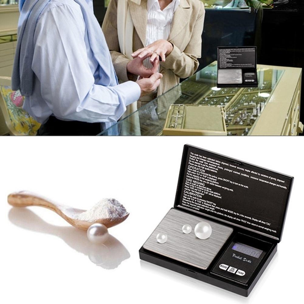 Mini Stainless Steel Electronic Scale 500g/0.1g Digital Pocket Scale Gold Gram Balance Weight Scale