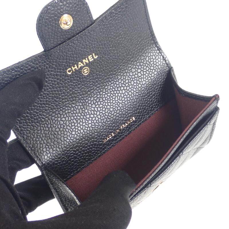 CHANEL  AP0214_Y01864_C3906 Card Case black Women