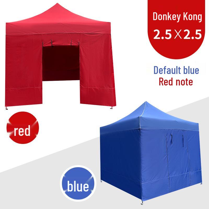 Large Telescopic Outdoor Advertising Tent: Folding Rainproof Canopy and Sunshade with Four-Legged Design