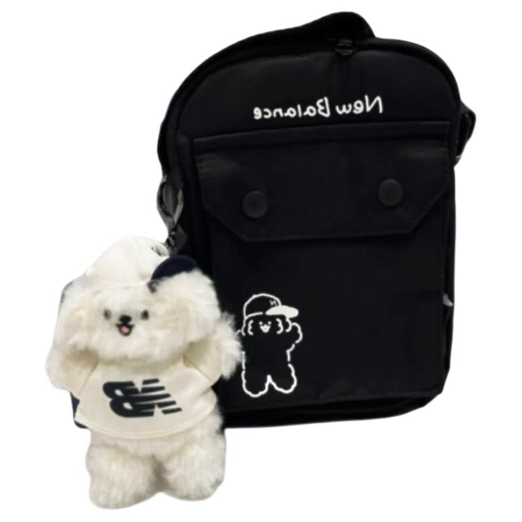 New Balance Casual Fabric Crossbody Bag Unisex Bags Black LAB42407BK