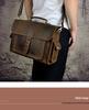 Men's 14" Vintage Leather Business Briefcase 2058