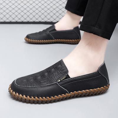 Fashion Handmade Men's Casual Shoes Leather Moccasins Loafers Outdoor Men Driving Shoes Non-slip Sneakers Zapatillas Hombre Big Size 47