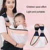 Baby Sling Carrier Great Load Bearing Secure Lock Wide Strap Less Pressure On Shoulder Labor-saving Hollow Mesh Fabric Outdoor Walking 0-36 Months