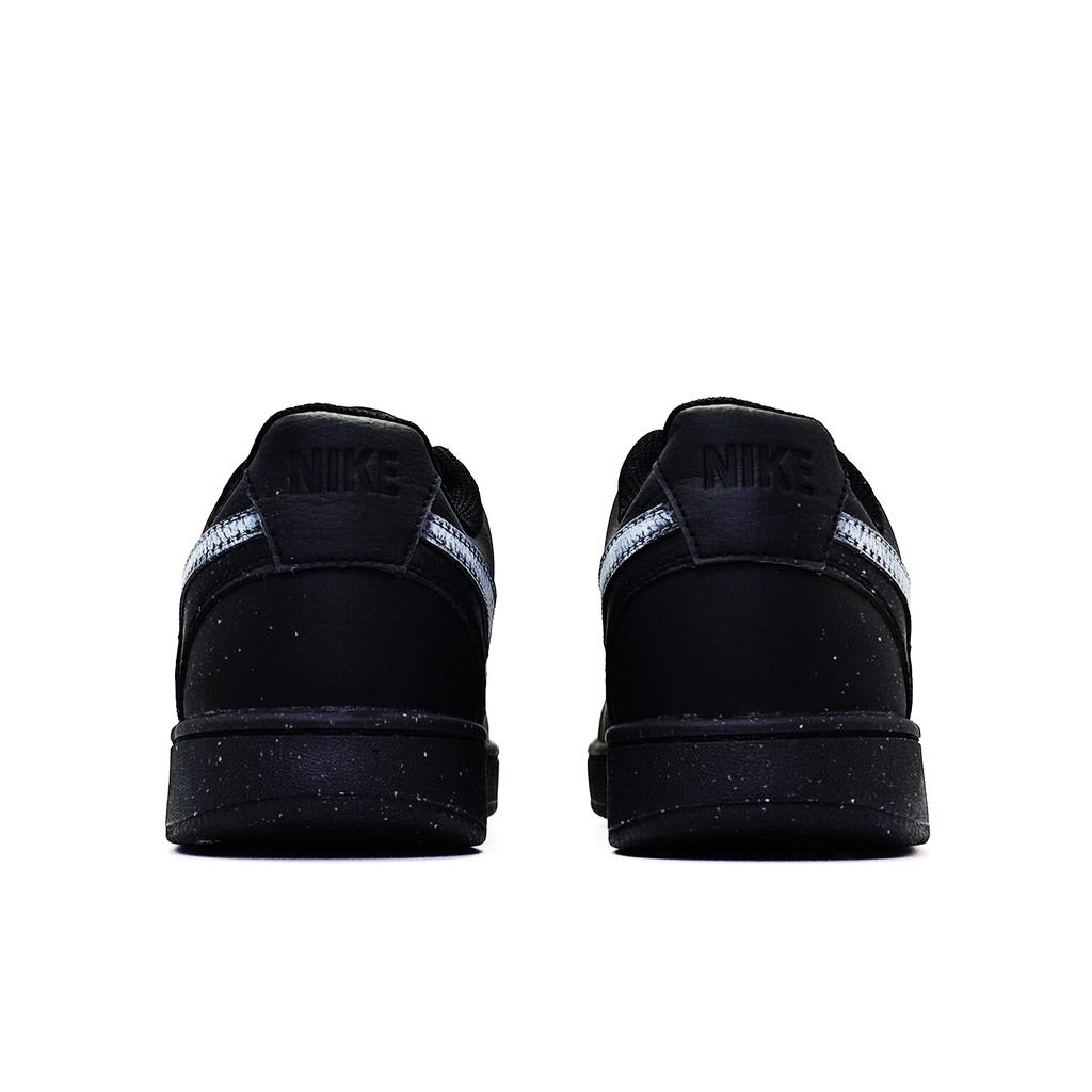 Nike Court Vision Low Starry Scale PU Synthetic Leather Cushioning Abrasion Resistant Low top Skateboard Shoes Unisex DH2987-002(Team1364-)
