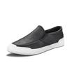 Men's casual leather shoes fashionable low cut solid color autumn winter new style anti slip simple comfortable men's shoes