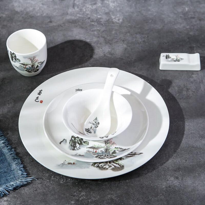 

Sweet Elegant Chinese Ceramic 6-Piece Dinnerware Set