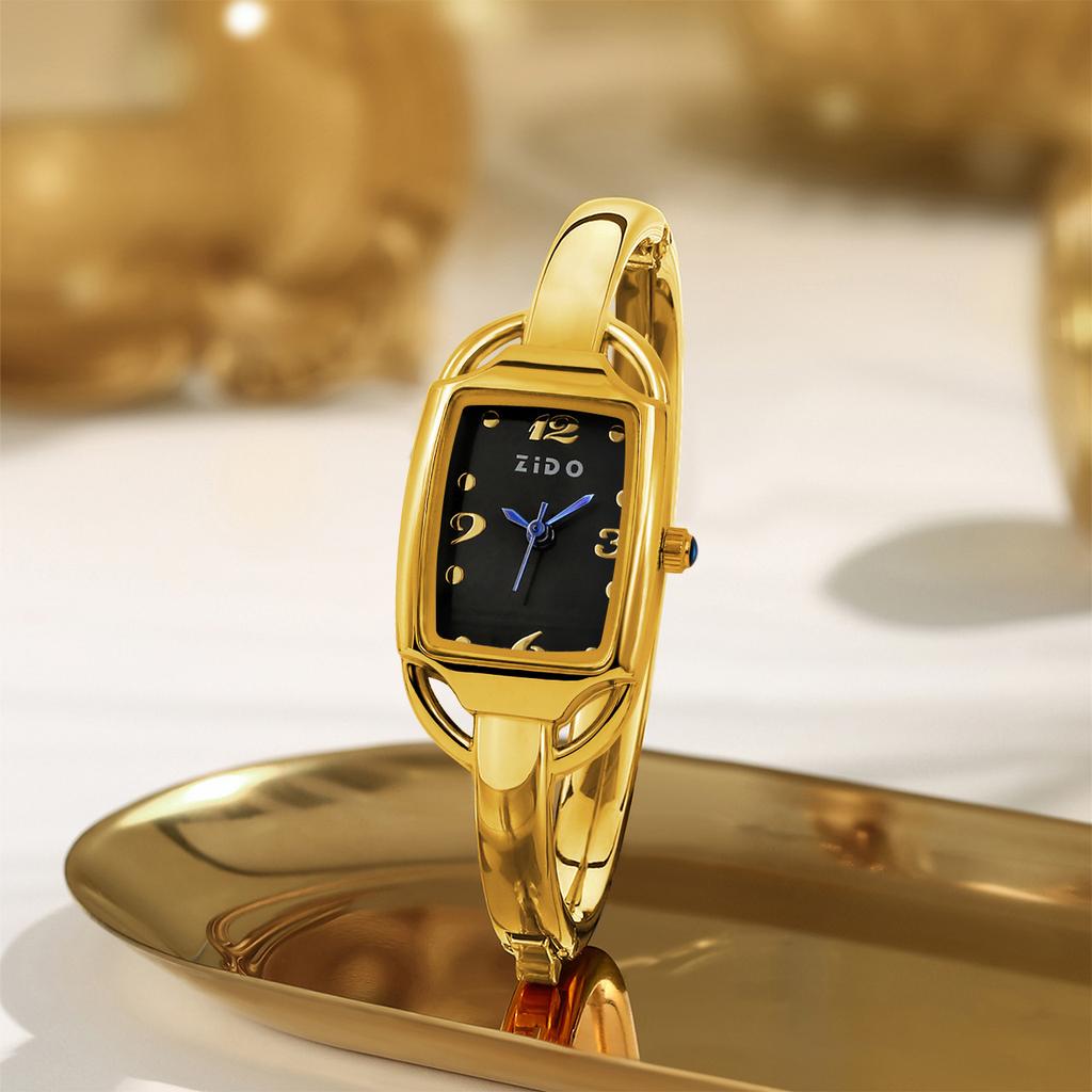 French Simple Women'S Bracelet Watch Retro Fashion Rectangular Small Dial Temperament Watch